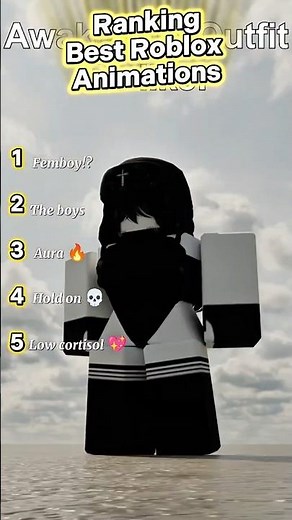 Ranking The Best Roblox Animations pt.6 #fyp #roblox #animation