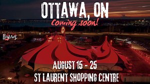 🚨OTTAWA, ON! YOU’RE NEXT! August 15th - 25th! Modern, Horrifying, Sexy🔥 Our Paranormal Cirque Performance is for MATURE AUDIENCES ONLY!! Don’t miss out! • TICKETS AVAILABLE NOW AT www.paranormalcirque.com?cid=FBC !! Also available on site or call us at 941-704-8572! • 🗯Strobe lights used in this performance. • Save $5 per ticket! USE PROMO CODE: 𝙁𝘼𝘾𝙀5𝙊𝙁𝙁 • When: August 15th - 25th, 2024 Where: 1200 St Laurent Blvd Ottawa, ON K1K 3B8 At: St. Laurent Shopping Centre in the parking lot • 