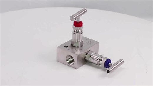 316 Stainless Steel Instrument Valves Manufacturers 6000 PSI 2 Way Valve Manifold Pressure Transmitter Manifold