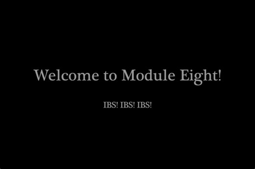 Welcome to Module 8