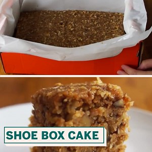 16K views · 44 reactions | SHOEBOX CAKE - How to Bake a Cake in a CARDBOARD BOX  | Emmymade | Facebook