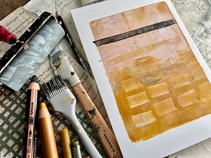 Modern Gelli Plate Printing: Sketchbook and Mixed Media Abstract Art | DENISE LOVE | Skillshare