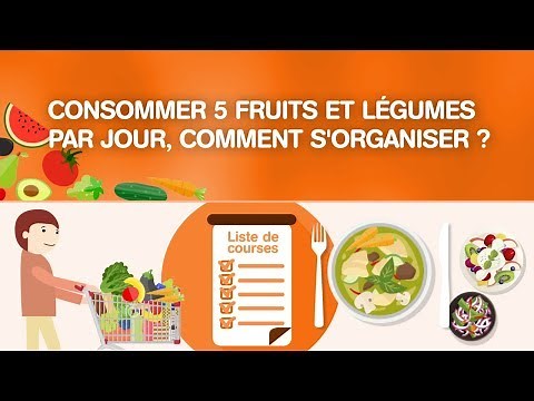 Consommer 5 fruits et légumes par jour, comment s'organiser ?
