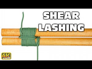 How to Tie the Shear Lashing? | Shear Lashing Knot