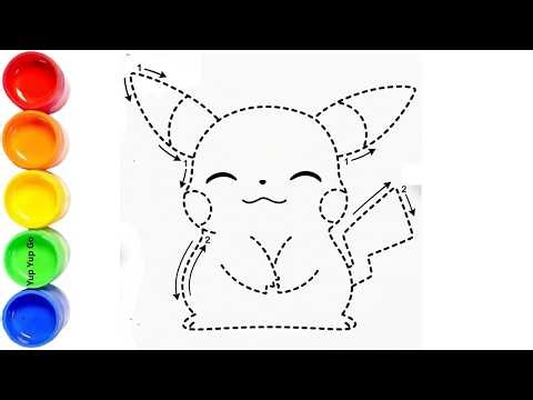 Let’s Draw Pikachu! ⚡🐭 | Easy Pikachu Drawing for Kids | Yup Yup Go