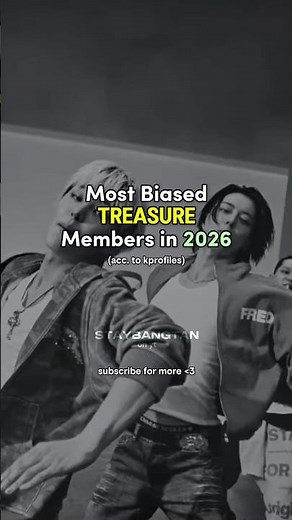 Most biased Treasure members in 2026 #treasure #staybangtan