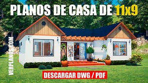 Hola! 👋🏡 Hoy tengo el agrado de compartir con usted este plano de casa económica, el cual puede descargar gratis en DWG y PDF desde el siguiente enlace. 🏡 Ver y Descargar ➜ http://bit.ly/35d3kOp ✅ Suscribirse a Youtube ➜ https://bit.ly/2XGygHw Ojalá le sirva de inspiración para sus propias ideas o proyectos de vivienda. 😉 | Planos de casas