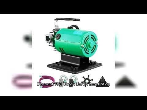 SucceBuy Water Transfer Pump 120V AC 360GPH 1/10 HP Portable Electric Utility Pump for Garden, Rain