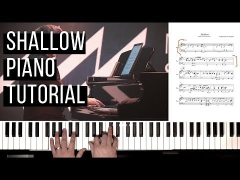 Shallow Piano Tutorial: Lady Gaga, Bradley Cooper - Shallow (A Star Is Born) - Easy Piano Tutorial