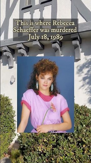 Tragic murder ❤️‍🩹 Rebecca Schaeffer 1989 in West Hollywood #truecrimestory