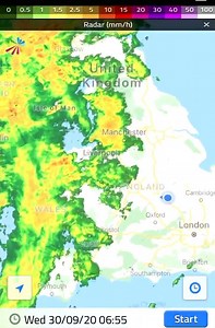 2.2K views | The latest radar loop shows a band of rain heading eastwards towards the county this Wednesday morning. Thanks to @NNweather | Northampton Chronicle | Facebook