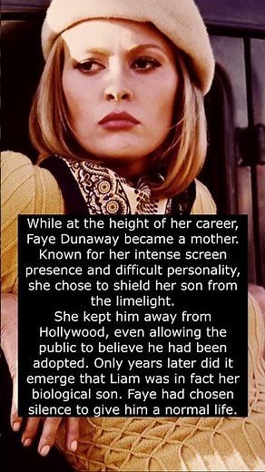 🎭 The Sacrifice Faye Dunaway Made to Protect Her Son