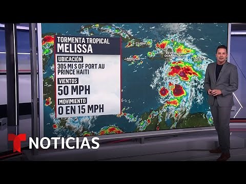 Tormenta tropical Melissa se dirige hacia República Dominicana, Haití y Jamaica | Noticias Telemundo