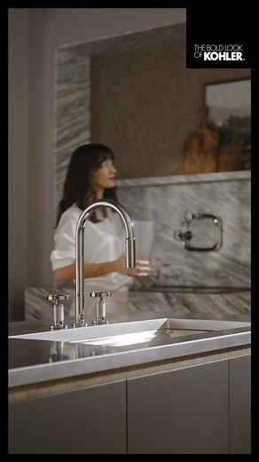 Elegant, clean, and convenient—Billet kitchen faucets offer Response® touchless technology in modern industrial design forms. | KOHLER