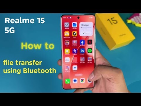 Realme 15 5G: How to file transfer using Bluetooth