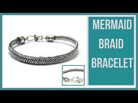Mermaid Wire Braid Bracelet Tutorial - Beaducation.com