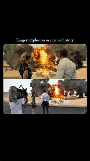 holywoodcliphub on Instagram: "The explosion scene in Spectre (2015) wasn’t CGI It was real fire, real heat, and real risk — filmed in the Moroccan desert. This breathtaking sequence earned a Guinness World Record for the largest practical movie explosion ever filmed. Director Sam Mendes wanted one perfect take — and they got it. No retakes. No visual effects. Just pure cinematic chaos… beautifully controlled. 🎬 Spectre (2015) 💣 Guinness World Record: Largest on-screen explosion in cinema hist