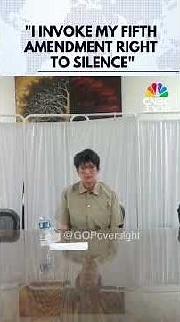 Ghislaine Maxwell Refuses To Answer Invokes 5th Amendment Rights at House Questions on Epstein |N18G