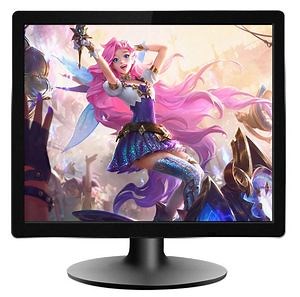 [Hot Item] Factory Wholesale OEM 17-Inch Computer Monitor Black Flat TFT Screen LCD Display for Home Office School Gaming CCTV PC Monitor