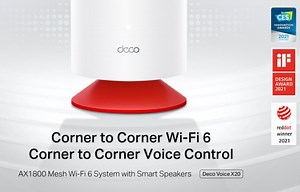 Deco wireless mesh network and speaker system