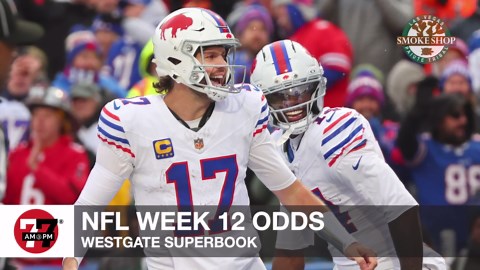 NFL week 12 odds at Westgate