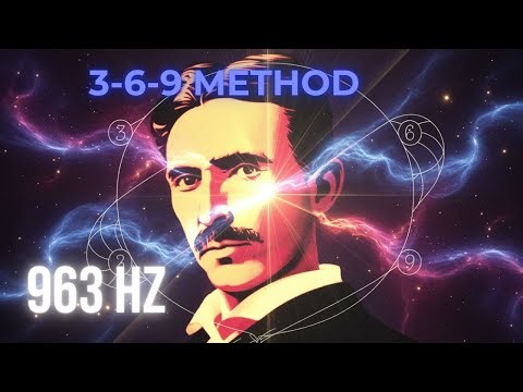 963 Hz | NIKOLA TESLA'S 3-6-9 METHOD | Pineal Gland Activation & Connection to the Divine