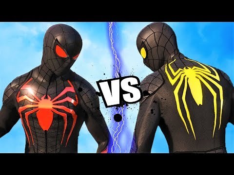 RED SPIDER-MAN vs YELLOW SPIDER-MAN (Anti Ock Suits) - Epic battle