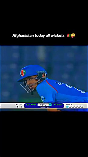 Cricket Highlights: Afghanistan's All Wickets Today