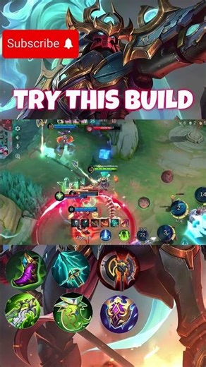 try this alpha build for mythic match #mlbb #shortslive