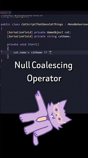 Stop writing null checks like this #unity #csharp #coding
