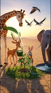 When the Animals’ Home Was Cut Down 😢 | The Painful Story of the Almond Tree