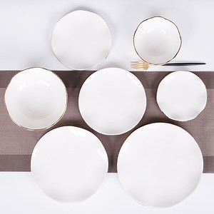 [Hot Item] Multi Sizes Ceramic Dinnerware White Dinner Set for Home