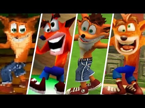 Crash Bandicoot Dances Evolution (1997-2019)