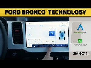 Ford Bronco Sync4 Media Screen (2021-2024 model) | Connect phones, use navigation and more!