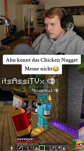 Abugoku kennt Chicken Nugget meme nicht 😂😭 #nooreax #twitch