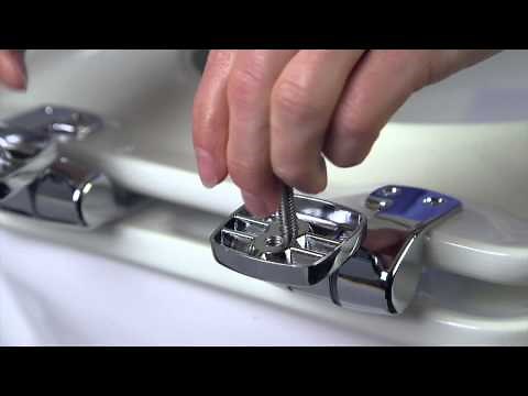 Bemis Adjustable Metal Hinge Highly Stylized Seat Installation