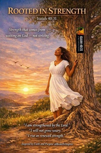 ROOTED IN STRENGTH 📖 Isaiah 40:31 #DivineStrength