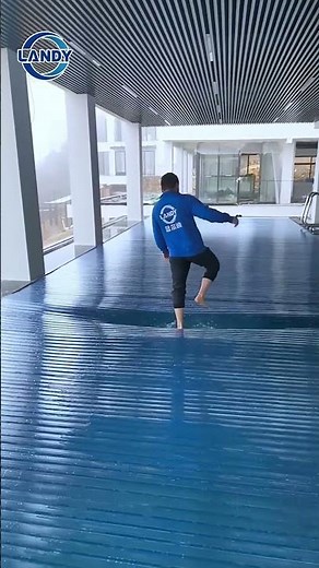 Automatic UV-Resistant PC Pool Cover for Outdoor Inground Pools in Europe (CE Certified)