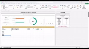 Assignment Tracker Excel Template: Homework Planner (digital Download) - Etsy