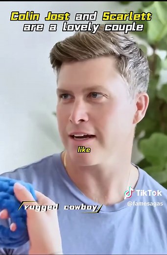 Colin Jost and Scarlett Johansson’s best moments. #colinjost #scarlettjohansson #couple #celebrity #love