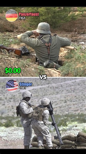 WW2 Panzerfaust vs Modern Stinger - Cost To Fire Evolution