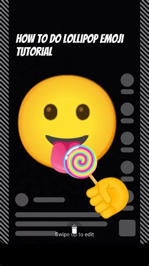 emoji lollipop tutorial