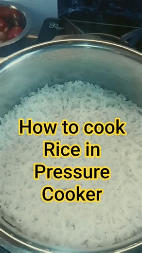 How to Cook Rice in Pressure Cooker #recipe #youtube #viral #shortsfeed #food #asmr #ricecooker