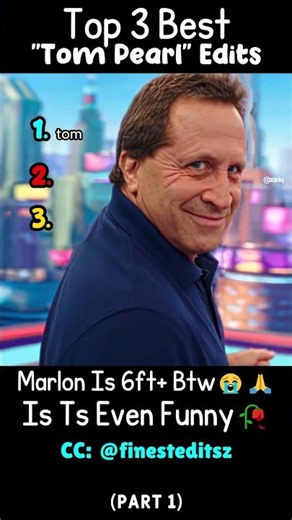Ranking The Best Tom Pearl Edits 🏆🔥 #tompearl #shorts #fyp #viral #funny #memes #marlon #inde