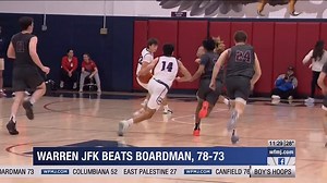 7.2K views | Boy's H.S. Basketball: Warren JFK beats Boardman, 78-73 | 21 WFMJ | Facebook