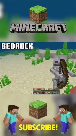 Part...62... Minecraft Java vs Bedrock –🏆 The BIG Differences Explained #minecraft #minecraftshorts