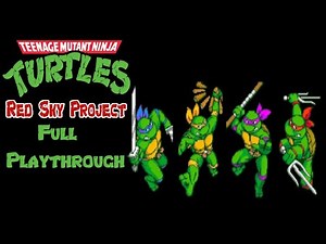 TMNT: Red Sky Project (OpenBOR) | Full Playthrough