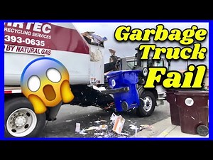 GARBAGE TRUCK FAILS | RECYCLING FAILS