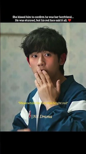 The way he was loosing his balance😂❤️ #shorts #kdrama #junghaein #hayoung #ourstickylove #netflix