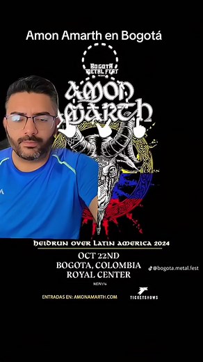 Amon Amarth en Bogotá - Evento de Metal Fest 2024